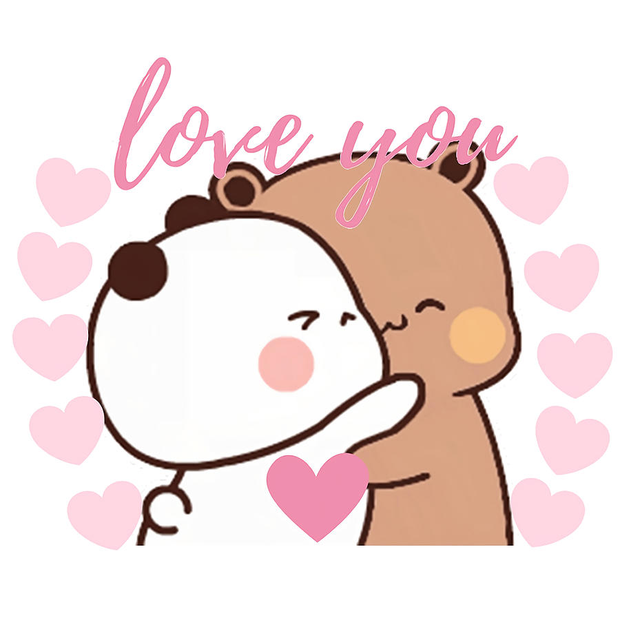 Bubu And Dudu - PANDA BEAR TRUE Love 2023 Digital Art by Adam Join ...