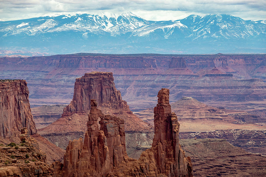 Canyonlands National Park Photograph - Buck Canyon Towers by Andy Konieczny