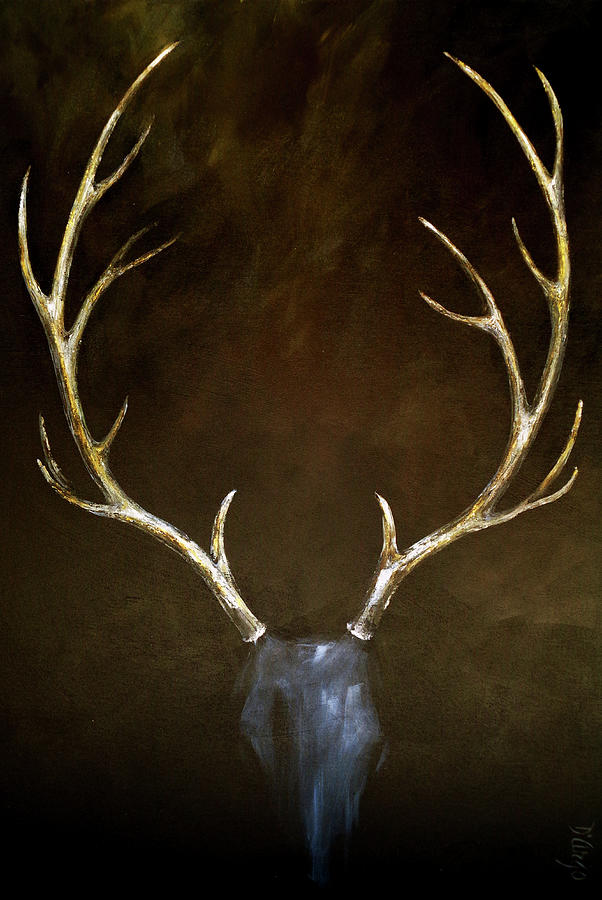 Buck Painting by Dina Dargo