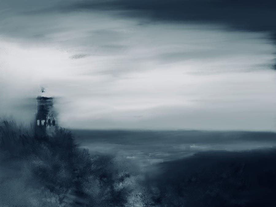 Buck Island Lighthouse 2 Digital Art by Frank Bright