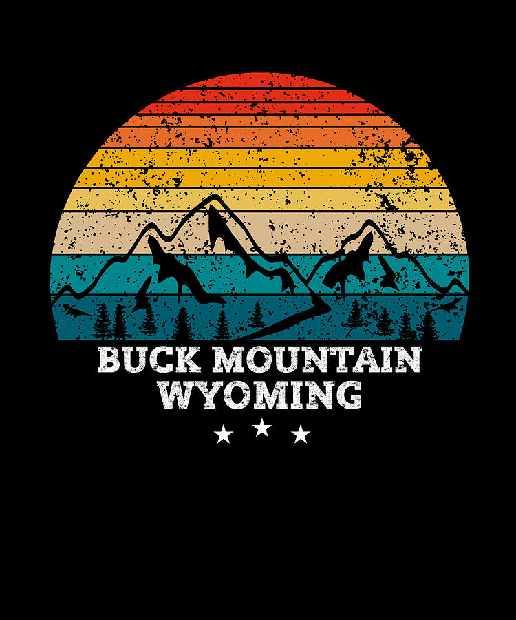 Buck Mountain Wyoming Drawing by Bruno Fine Art America