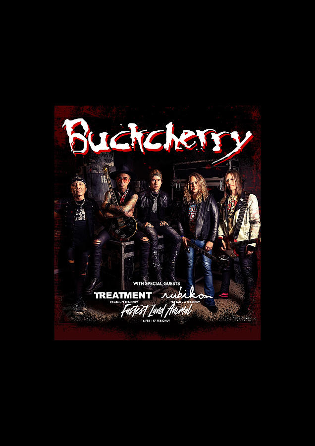 Buckcherry World Tour 2024 B66 Digital Art by BrianArt Fine Art America