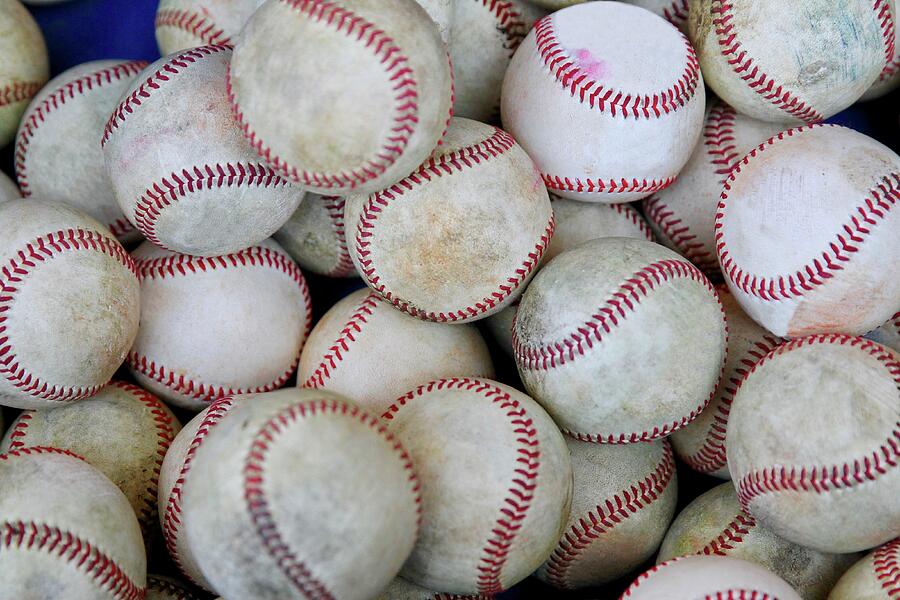 Bucket of baseballs Photograph by Joe Vella - Fine Art America