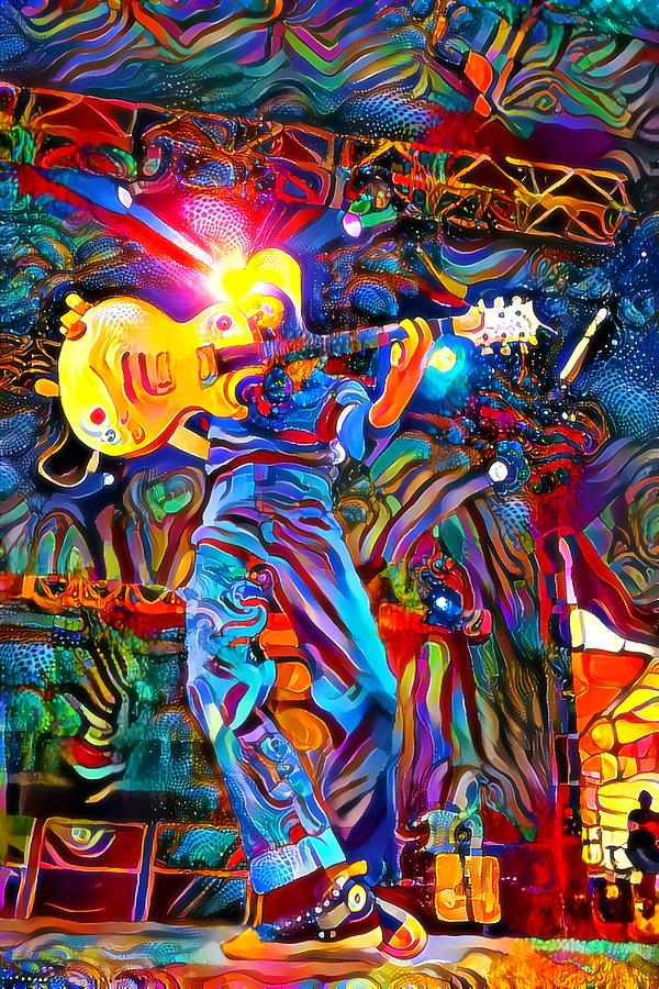 Buckethead Digital Art by Andrea Nichols