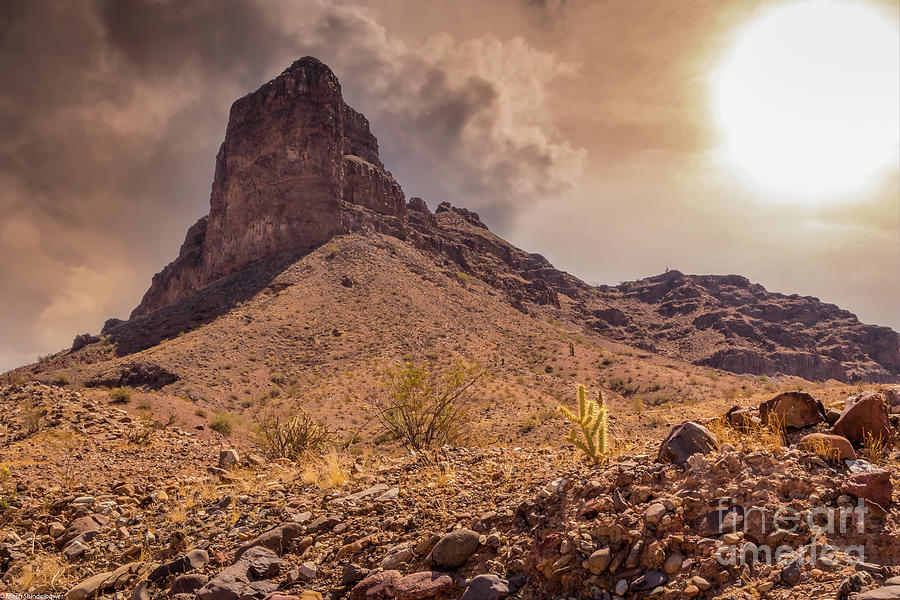 Buckskin Mountains Arizona Photograph by Mitch Shindelbower