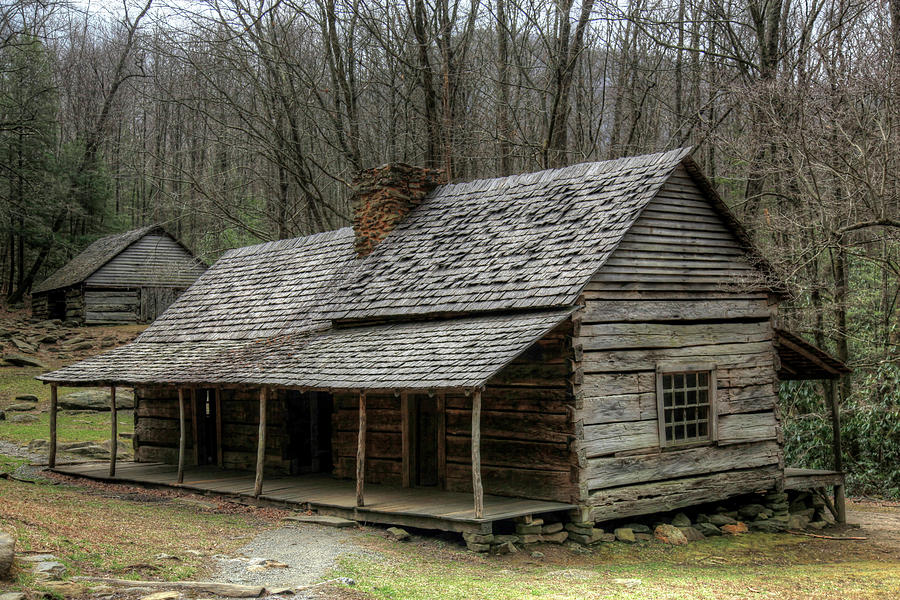 Bud Ogle Cabin-Great Smoky Mountains National Park Photograph by Doug McPherson