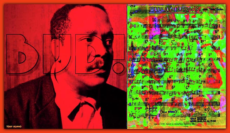 Bud Powell Hallucinations Digital Art by Tony Adamo - Fine Art America