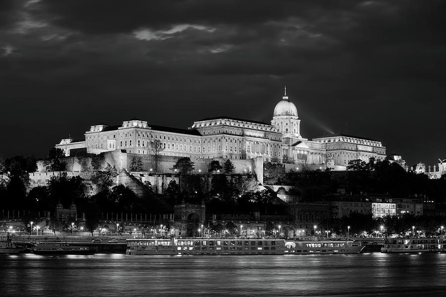Buda Castle At Night In Budapest, Hungary Photograph by Artur Bogacki