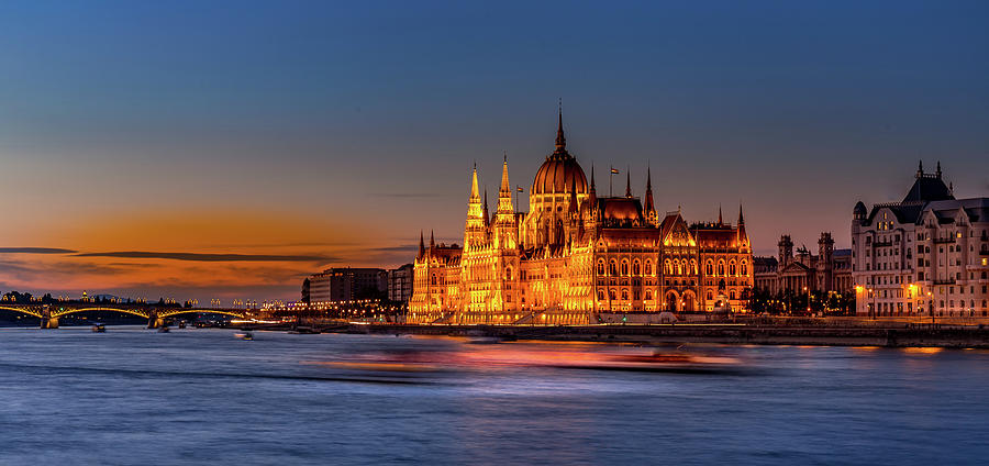 Budapest sunset Photograph by Willie Coutts - Fine Art America