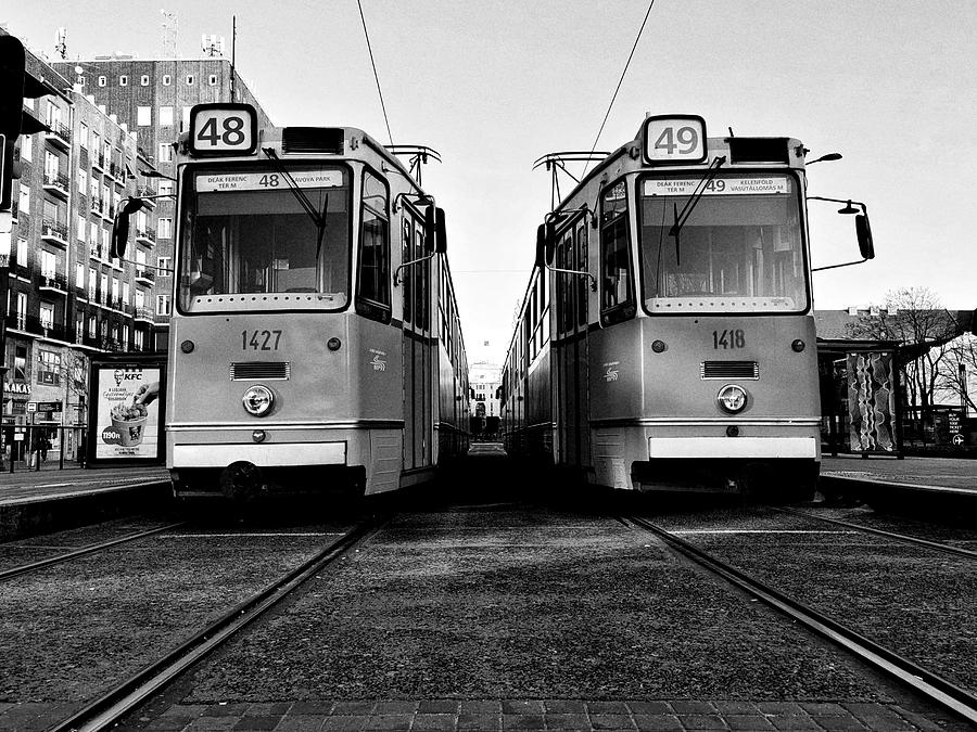 Budapest Trams Photograph by Tito Slack