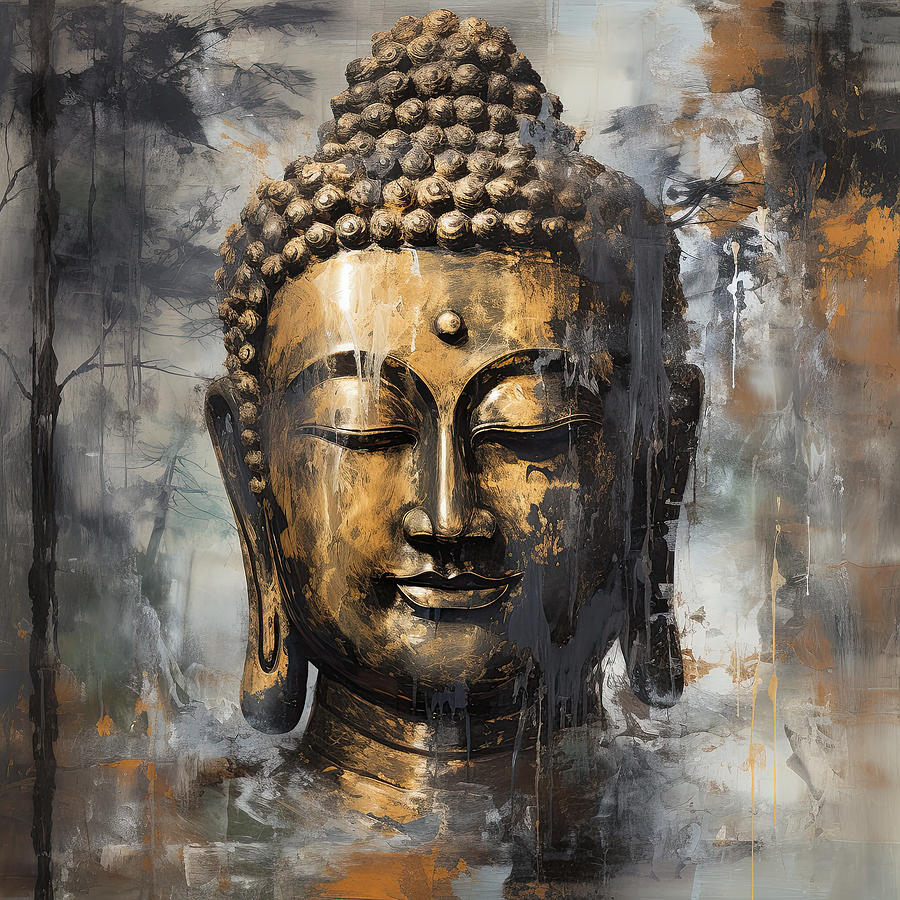 Buddha Digital Art - Buddha 14 by Cameron Gray