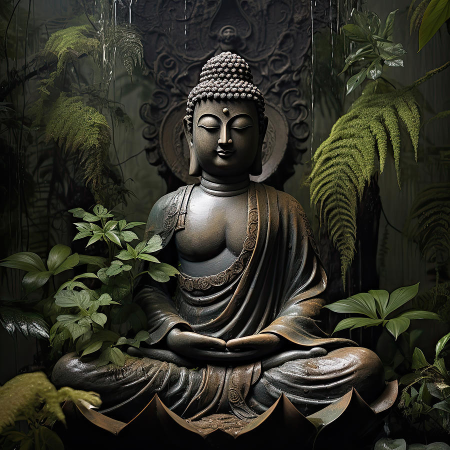 Nature Digital Art - Buddha 18 by Cameron Gray