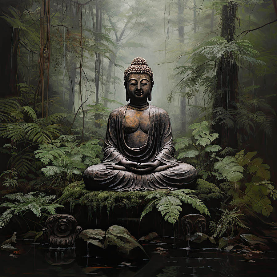 Nature Digital Art - Buddha 19 by Cameron Gray