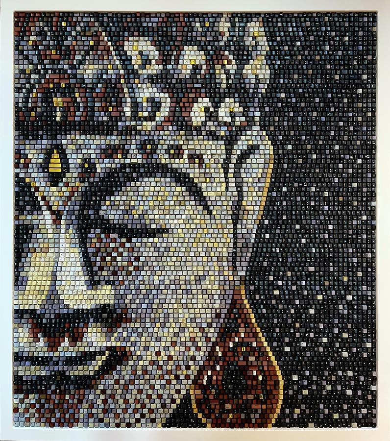Buddha 2023 Sold Mixed Media by Doug Powell