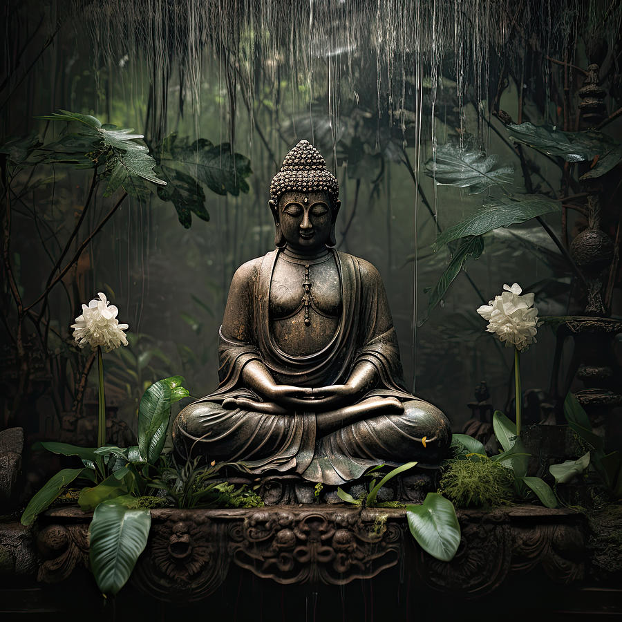Nature Photograph - Buddha 5 by Cameron Gray