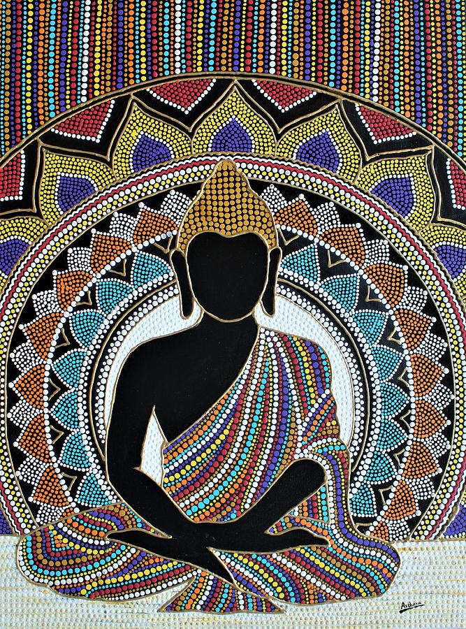 Buddha  Painting by Archana Gautam