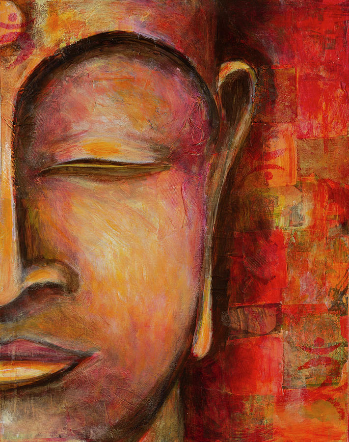 Buddha Painting by Chris Burton