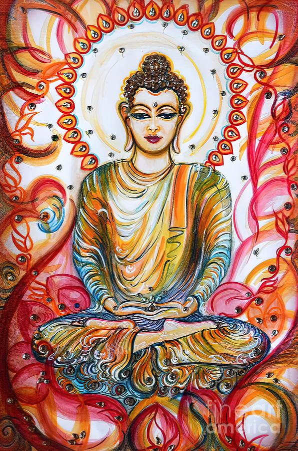 Buddha enlightened Painting by Ben Carrie - Fine Art America