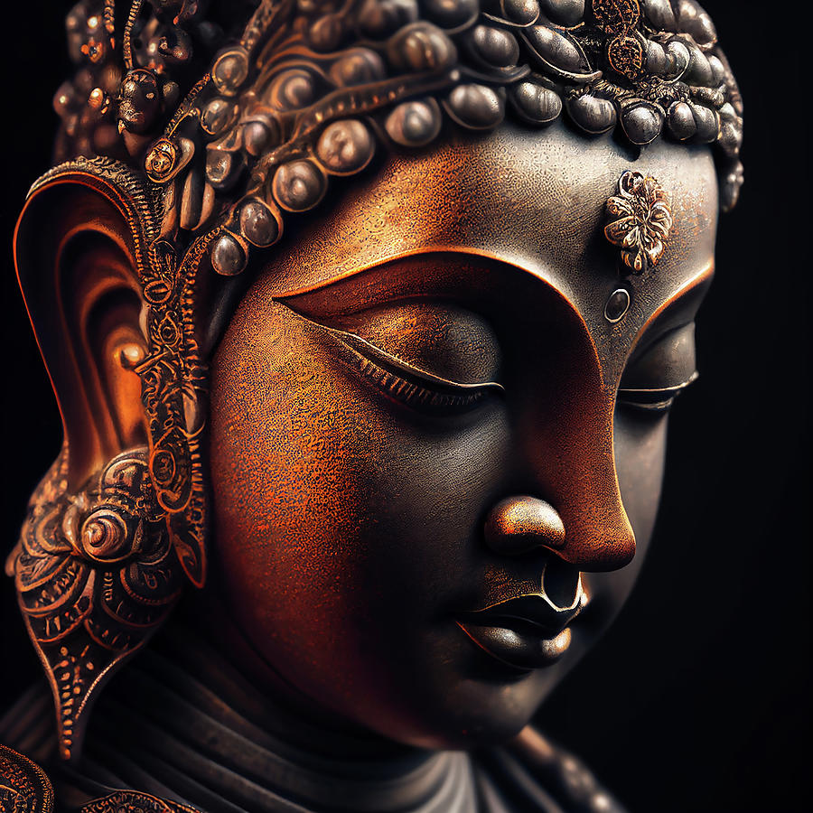 Buddha eternal stillness Digital Art by Artiqs - Fine Art America