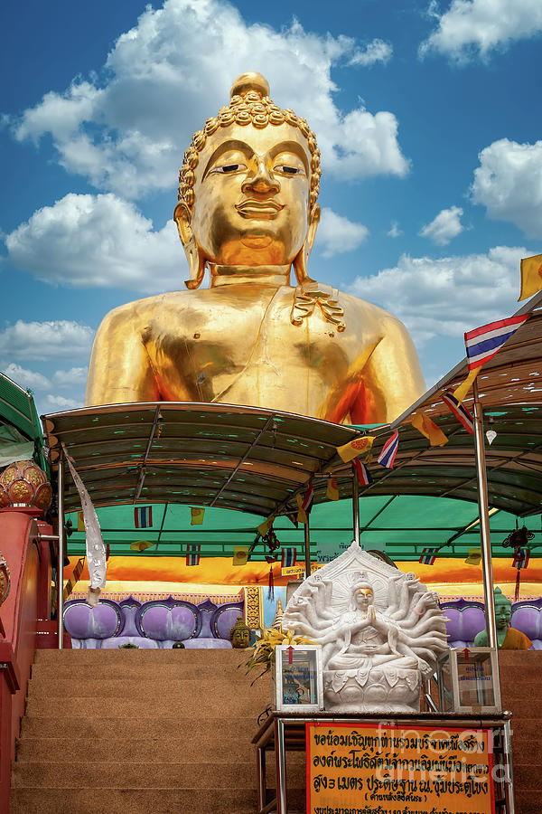 Buddha Golden Triangle Thailand Photograph by Adrian Evans