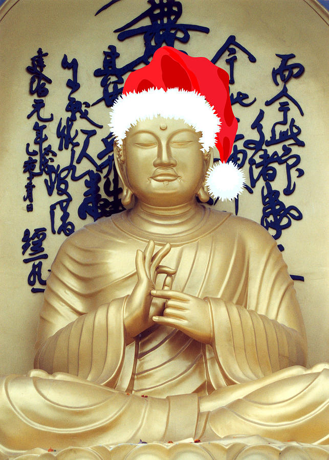Buddha - Greeting Card Photograph by David Simchock