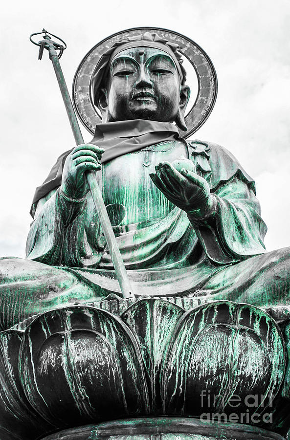 Buddha in Green Photograph by Marcel Stevahn