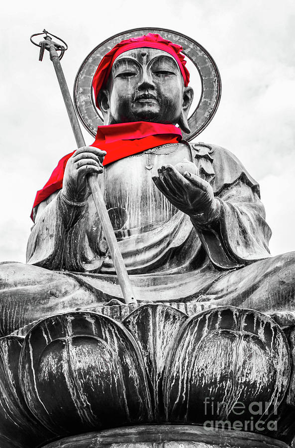 Buddha in Red Photograph by Marcel Stevahn