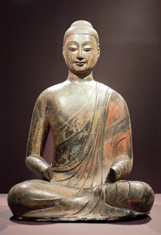 Buddha Photograph - Buddha in Seated Position by Joseph Skompski