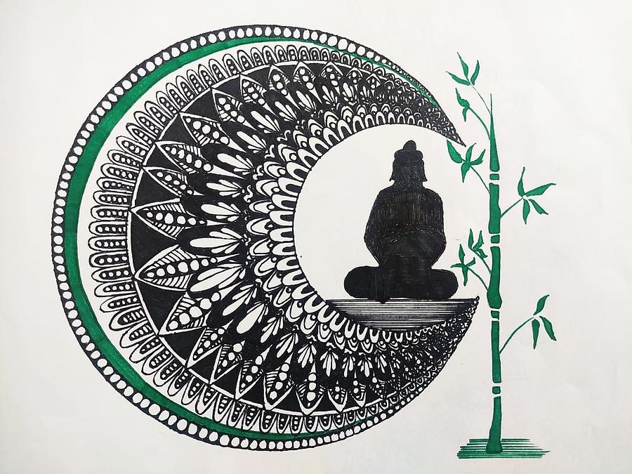 buddhist mandala drawing