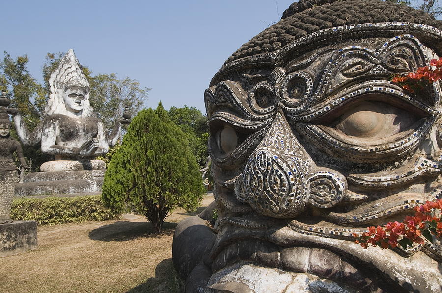 Buddha Park, Xieng Khuan, Vientiane, Laos, Indochina, Southeast Asia, Asia Photograph by Robert Harding / robertharding Buddha Park, Xieng Khuan, Vientiane, Laos, Indochina, Southeast Asia, Asia Photograph by Robert Harding / robertharding