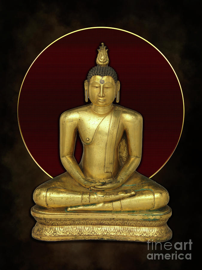 Buddha Seated in Meditation Photograph by Carlos Diaz