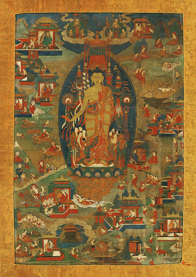 Buddha Shakyamuni and Scenes of His Previous Lives - Jataka Tales ...