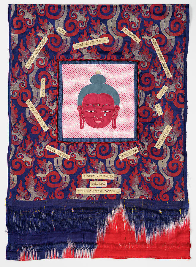 Statue Of Liberty Tapestry - Textile - Buddha Sheds a Tear by Leslie Rinchen-Wongmo