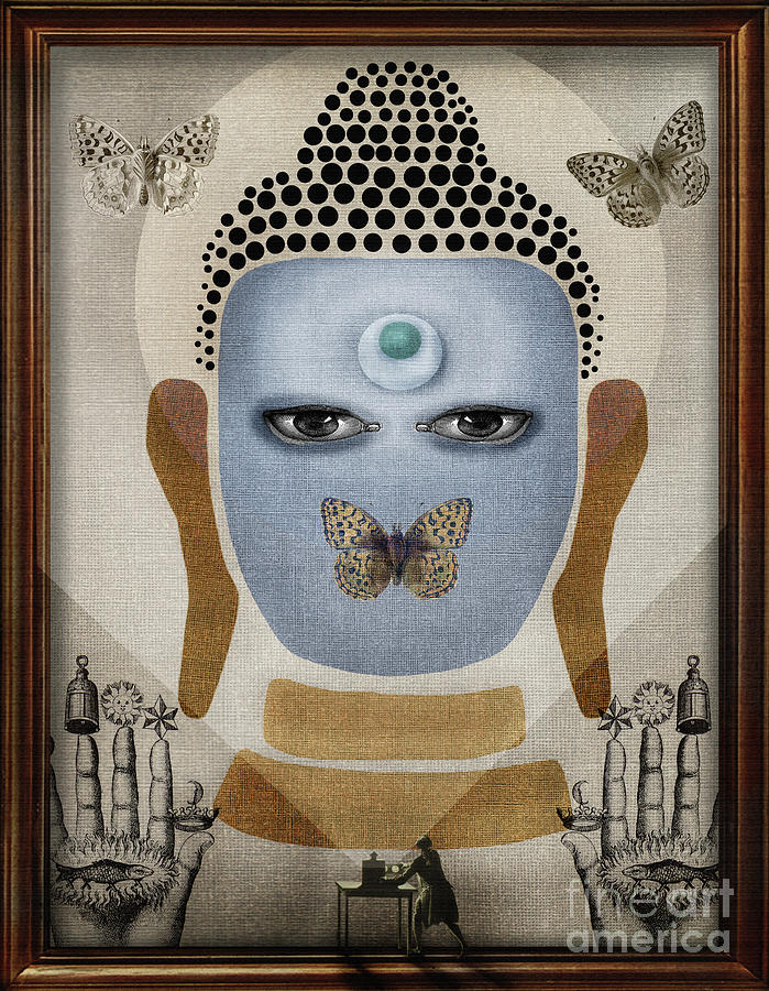 Buddha Digital Art - Buddha by SOUENTOS - souvenirsycuentos - Viola Mari Ekong