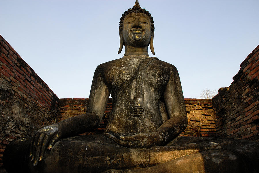 Buddha Statue, Sukhothai Kingdom Ruins, Thailand Photograph by Earth And Spirit