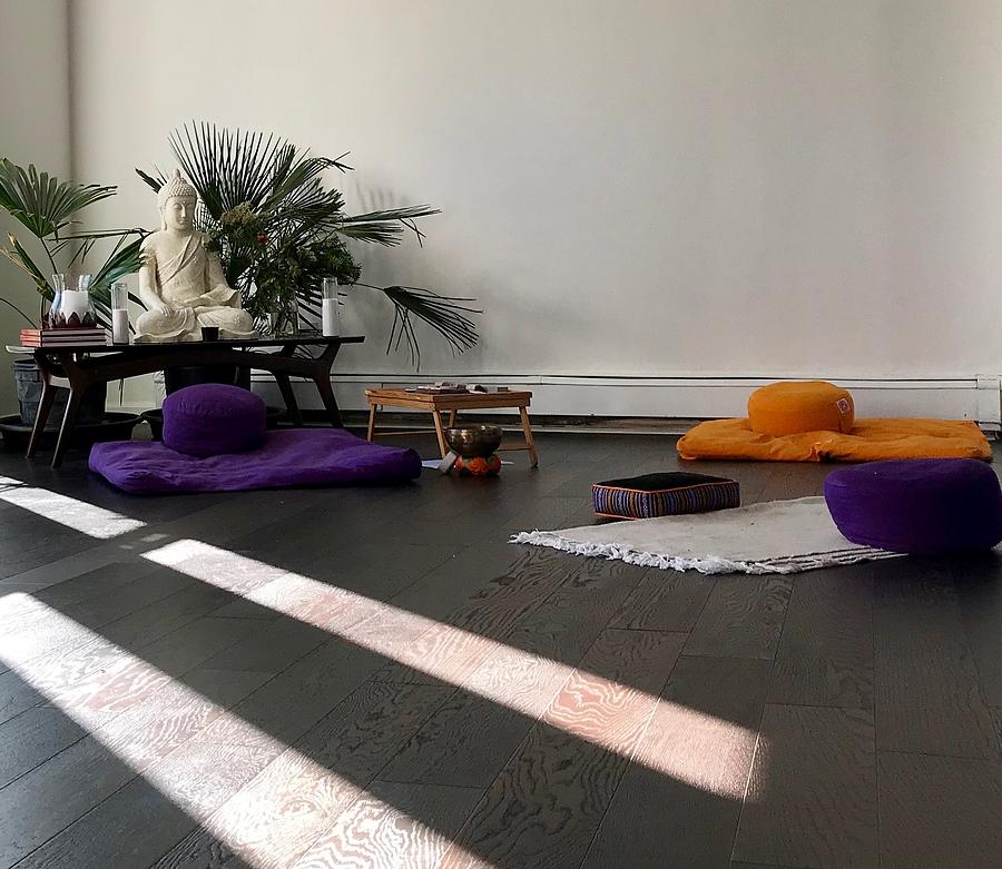 Buddhist meditation room Photograph by Cheryl Scanlan