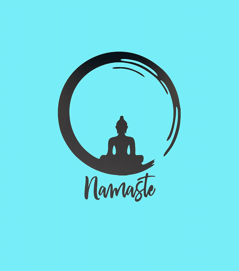 Buddhist Slogan Namaste Poster vintage Painting by Lee Reynolds | Fine ...