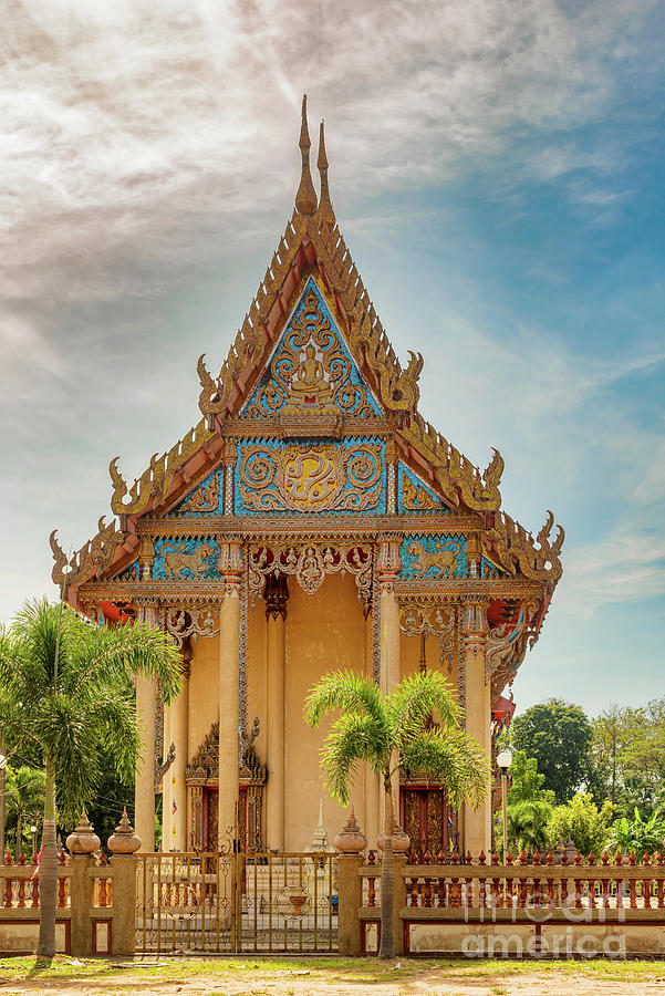 Architecture Photograph - Buddhist temple near Mueang Sa Kaeo in Thailand. by Marek Poplawski