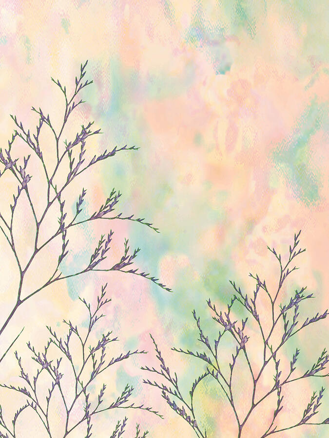 Budding Plant Drawing by Don Bishop Budding Plant Drawing by Don Bishop