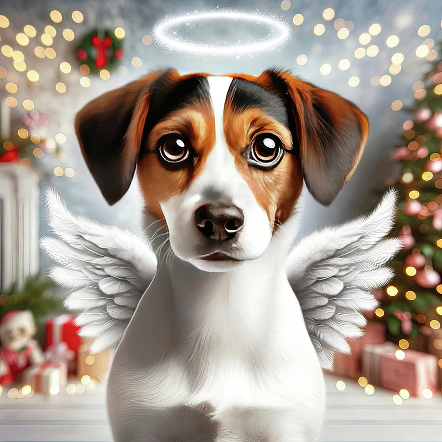 Buddy Heavenly Christmas Digital Art by Bill and Linda Tiepelman