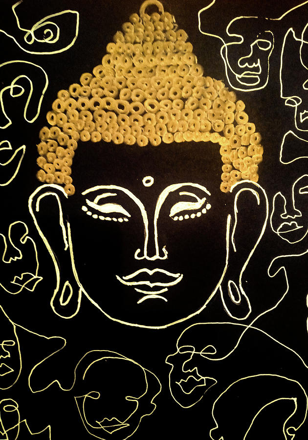 Budhas Dream  Drawing by Yanis Bekka