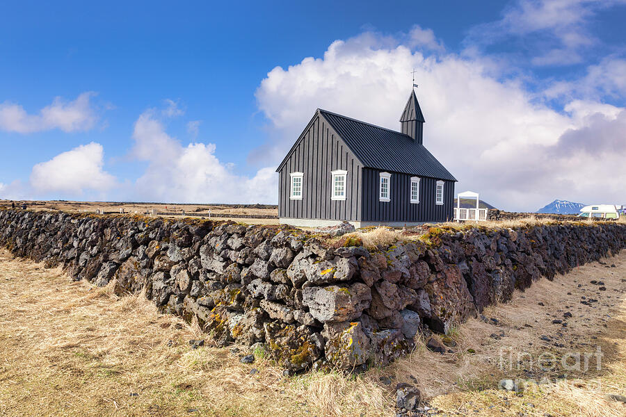 Budir Church, Snaefellsnes Peninsula, Iceland Photograph by Colin and Linda McKie