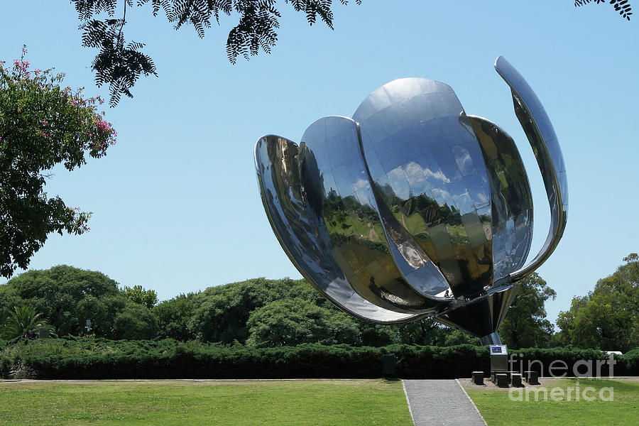 Buenos Aires Floralis Generica Photograph by Rudi Prott