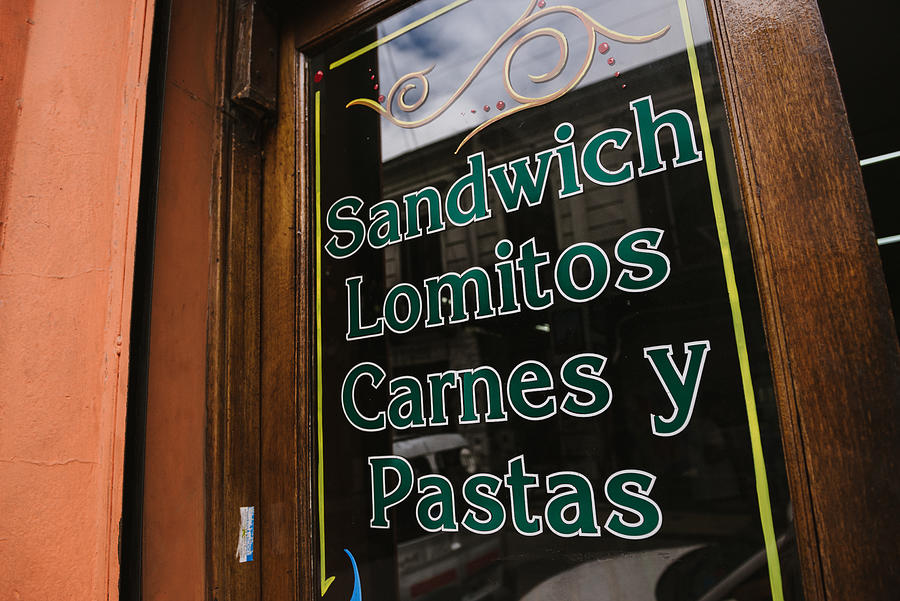 Buenos Aires: Sandwich, Lomitos, Carnes and Pastas Photograph by Igor Alecsander