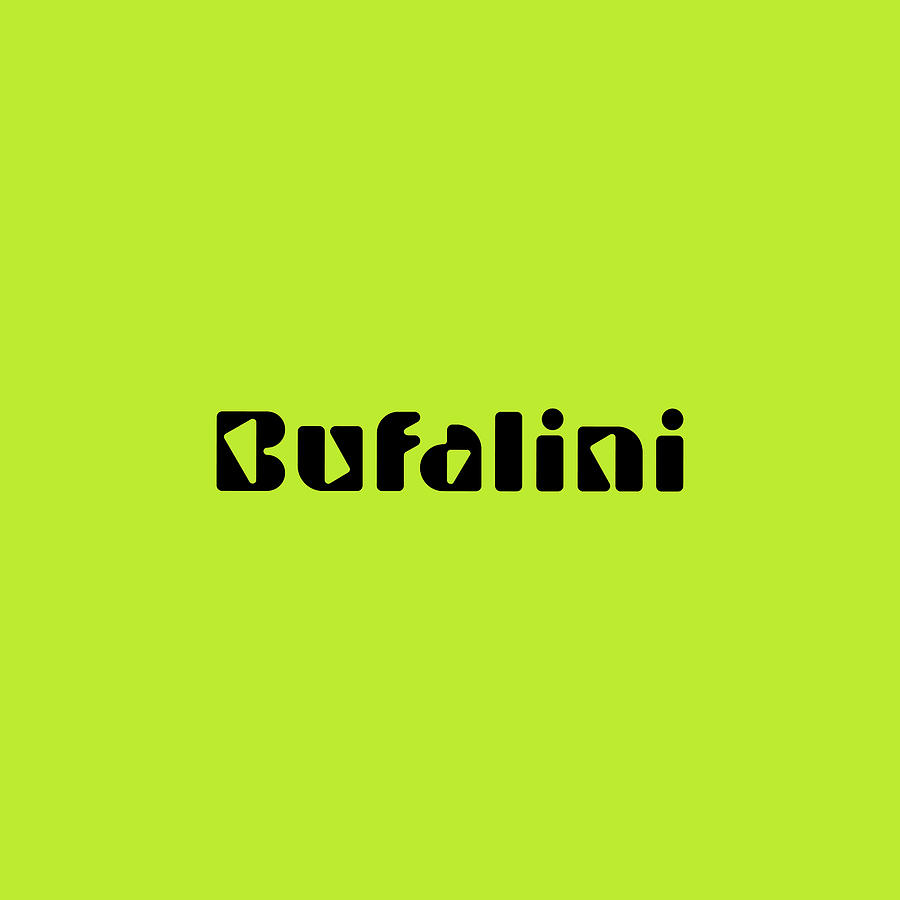 Bufalini #Bufalini Digital Art by TintoDesigns