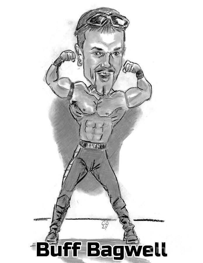 Buff Bagwell Drawing by Chris DelVecchio