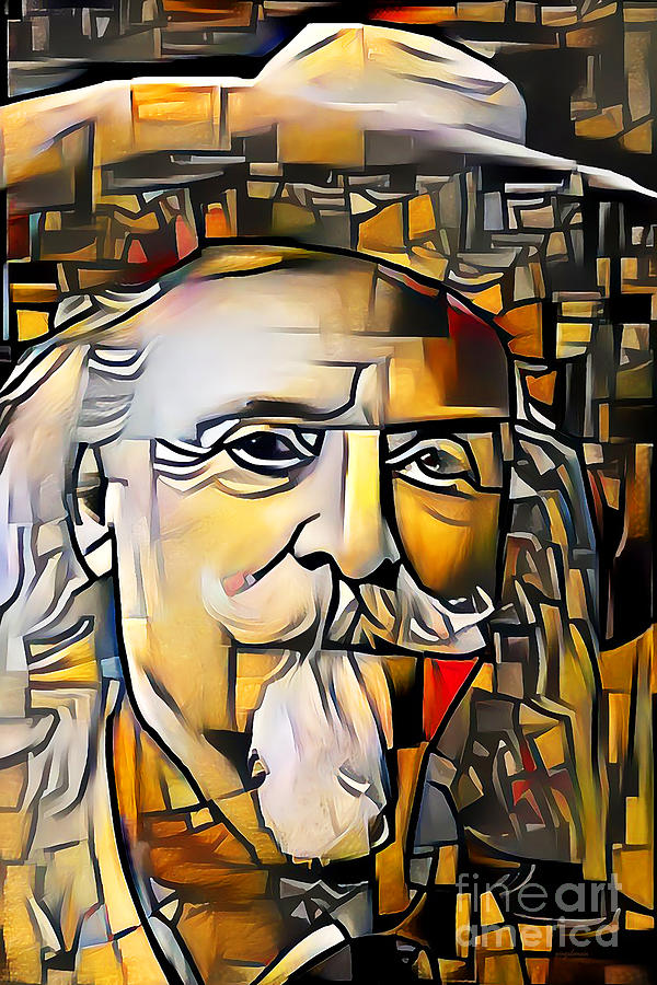 Buffalo Bill Cody in Vibrant Cubism Colors 20200724v3 Photograph by Wingsdomain Art and Photography