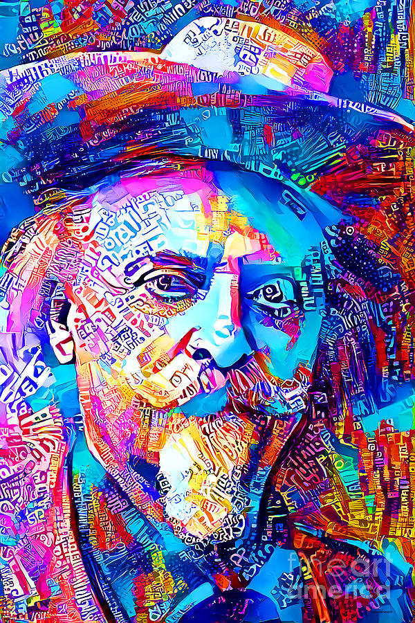 Buffalo Bill Cody In Vibrant Modern Contemporary Urban Style 20210710 Photograph by Wingsdomain Art and Photography