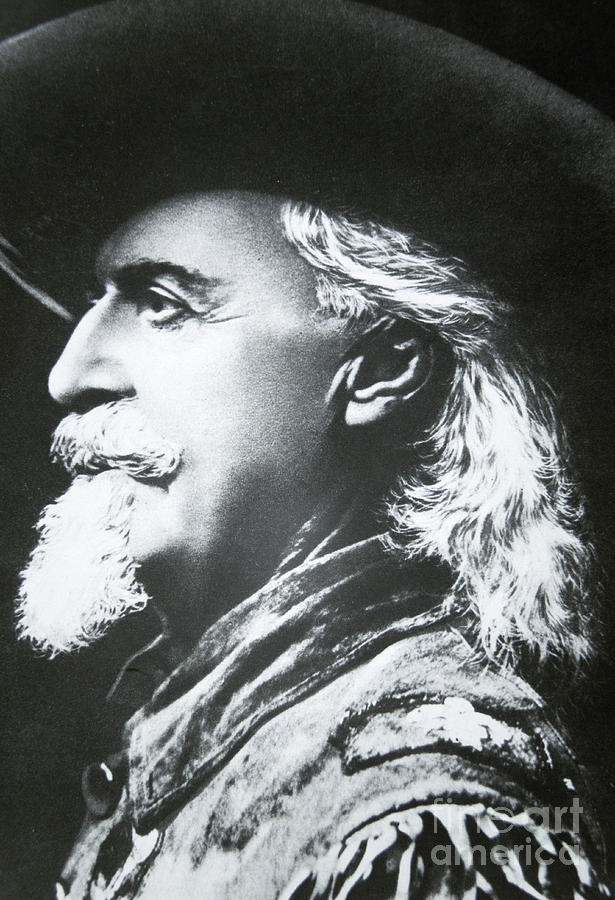 Buffalo Bill in profile Photograph by American Photographer