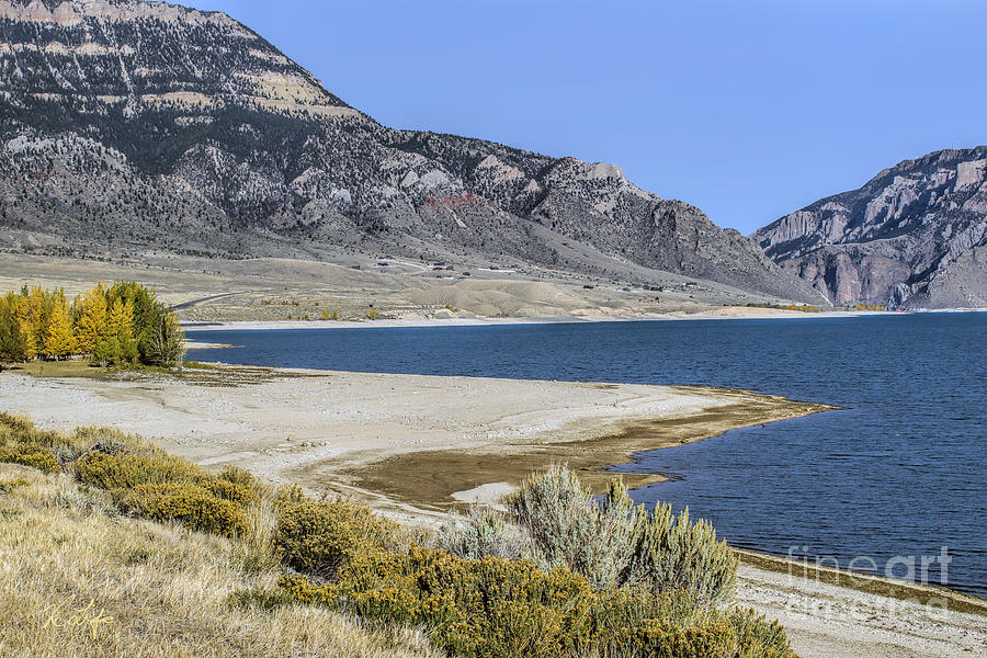 Landscape Photograph - Buffalo Bill Reservoir, WY by Rosanna Life